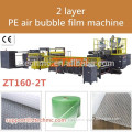 2 Layers pe air bubble film extrusion/wrap film machine